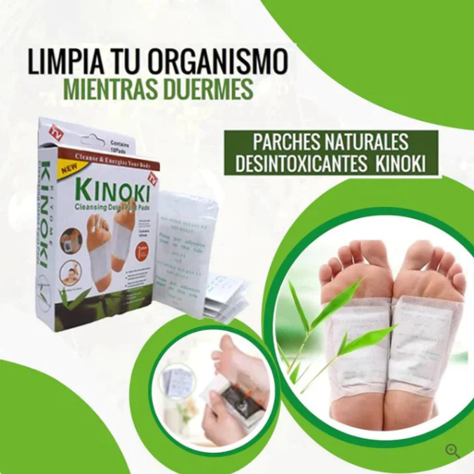 PARCHES DESINTOXICANTES "KINOKI" ORIGINAL TRATAMIENTO 15 DIAS - 30 PARCHES  POR S/69