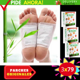 PARCHES DESINTOXICANTES "KINOKI" ORIGINAL TRATAMIENTO 15 DIAS - 30 PARCHES  POR S/69