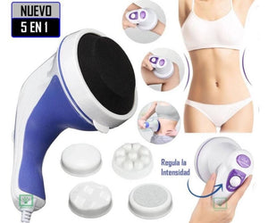 Masajeador Corporal 4 cabezales en Caja (Adelgaza/ Tonifica Y Reafirma) + Lipo CREAM + Faja doble cinturón TODO por s/99